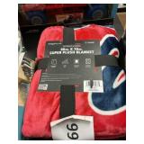 Ole Miss Rebels 60inx70in plush blanket