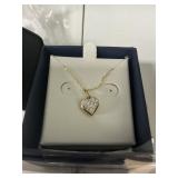 14ft Gold necklace w/ heart