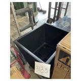 Large black planter