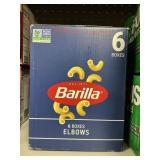 Barilla 6 boxes elbows