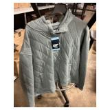 Lands End quilted pullover L