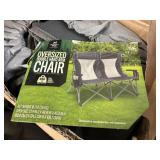 Oversized double arm chair