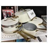 6 pc Pan & lid set- USED-NO box