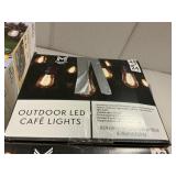 Outdoor LED cafe lights 48ft