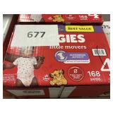 Huggies 168 diapers size 4