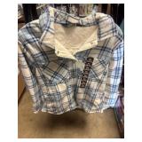 Girls fleece shacket XL 14/16