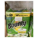 Bounty paper towels 12 rolls