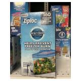 Ziploc 160 freezer half gallon bags