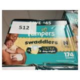 Pampers size N - 174 ct