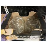 Box lot of glass bowls