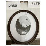 5x7/8x10 Oval picture frame- cracked