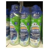 Scrubbling Bubbles mega shower foamer 3 cans