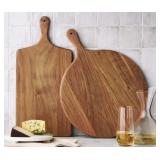 Set of 2 Acacia charcuterie boards