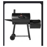 Barrel grill w/ offset smoker