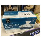 Flushable wipes 540ct
