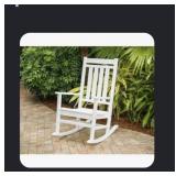 White Polywood rocker