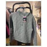 Lands End quilted pullover S