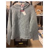 Lands End quilted pullover XL