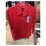 Gap button down long sleeve ladies L