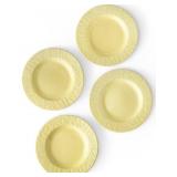 4 Pc salad plate yellow