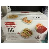 Rubbermaid 56 ct containers