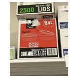 240ct 8oz Containers & lids