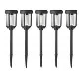 5-pack LED solar path lights