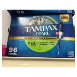 Tampax pearl super tampons 96 ct