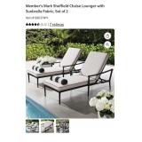 Sheffield Coll 2-pack chaise lounger