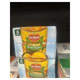 Del Monte sliced peaches 6 cans