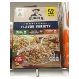 Quaker instant oatmeal 52 packets