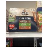 Quaker instant oatmeal 12 cups