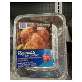 Reynolds 8 medium roasting pans & lids