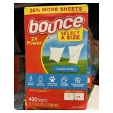 Bounce dryer sheets 400ct