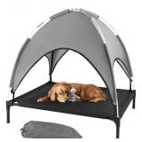 Lpotius dog bed with canopy