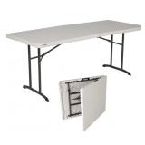 Lifetime 6-ft fold in half table -white
