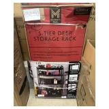 5-Tier deep storage rack