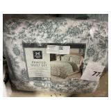 Printed quilt set 3pcs King