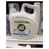 All free & clear fabric softner 213 loads