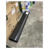 Black rubber mat 4ft W