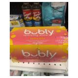 Bubly sparkling water 8 cans