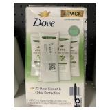 Dove deodorant 4 pack