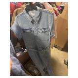 Steve Madden denium jump suit XL