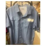 Eddie Bauer short sleeve button down XL
