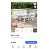 Polywood Gulf Shores patio dining set 9pc