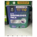 Auto dishwasher pacs 110ct