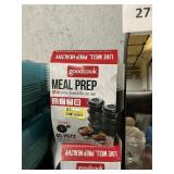 Goodcook meal prep containers & lid 40pc