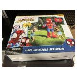 Marvel spidey giant inflatable sprinkler