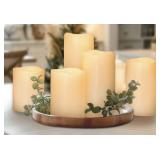 Deck impressions battery operated candle set