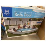 Sofa pool oversized inflatable 12ft long